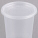 Solo MicroGourmet Contact Clear Recessed Polypropylene Lid - 500/Case Main Thumbnail 6