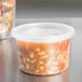 Solo MicroGourmet Contact Clear Recessed Polypropylene Lid - 500/Case Main Thumbnail 10