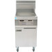 A large stainless steel Frymaster gas floor fryer.