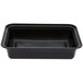 Pactiv Newspring NC888B 38 oz. Black 6" x 8 1/2" x 2" VERSAtainer Rectangular Microwavable Container with Lid - 150/Case Main Thumbnail 7