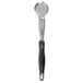 A black and silver Vollrath Jacob's Pride Spoodle with a handle.