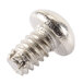 A close-up of a silver Waring screw.