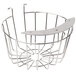 A metal Bunn funnel basket with a curved metal handle.