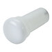 A white plastic plunger with a round top.