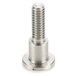 A close-up of a silver Waring shoulder screw with a round base.