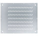 A metal plate with holes.