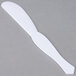 Fineline Platter Pleasers 3318-WH 8 1/4" Disposable White Plastic Sandwich Spreader - 144/Case Main Thumbnail 3
