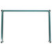 A green metal frame for Regency wire shelving.