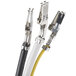 A Perfect Fry female plug assembly with three cables, yellow and white.