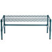 Regency 36" x 18" x 14" Green Epoxy Coated Wire Dunnage Rack with Extra Support Frame - 600 lb. Capacity Main Thumbnail 4