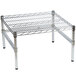 Regency 24" x 24" x 14" Chrome Plated Wire Dunnage Rack with Exra Support Frame - 600 lb. Capacity Main Thumbnail 3