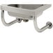 Advance Tabco 7-PS-24 Tubular Wall Supports for 10" x 14" Hand Sinks with Splash Mounted Faucet Main Thumbnail 1