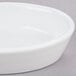 Hall China by Steelite International HL5700ABWA Bright White 6 oz. Oval Baker Dish - 24/Case Main Thumbnail 6