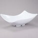 A white GET San Michele melamine bowl with a curved edge.
