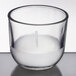 Sterno 40110 PetiteLites 5 Hour Clear Wax Filled Glass Candle - 48/Case Main Thumbnail 2
