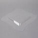 Fineline Wavetrends 110-CL 10 3/4" Clear Plastic Square Plate - 120/Case Main Thumbnail 2