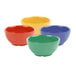 GET B-525-MIX Diamond Mardi Gras 16 oz. Melamine Bowl, Assorted Colors - 24/Case Main Thumbnail 2