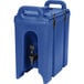 Cambro 250LCD186 Camtainers® 2.5 Gallon Navy Blue Insulated Beverage Dispenser Main Thumbnail 2