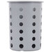 Steril-Sil RP-25-GRAY Gray Perforated Plastic Flatware Cylinder Main Thumbnail 2