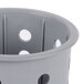 Steril-Sil RP-25-GRAY Gray Perforated Plastic Flatware Cylinder Main Thumbnail 5