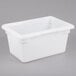 Cambro 12189P148 18" x 12" x 9" White Poly Food Storage Box Main Thumbnail 2