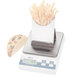 Edlund French Fry Platform on an E-Series scale with french fries in a container.