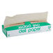 A box of Durable Packaging Green Choice kraft deli sheets.