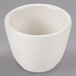 Homer Laughlin by Steelite International HL12400 4.5 oz. Ivory (American White) Chinese / Asian Sake Cup - 36/Case Main Thumbnail 2