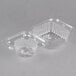 Polar Pak 2409 1 Compartment Clear Muffin Takeout Container - 400/Case Main Thumbnail 3