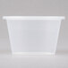 Pactiv Newspring E504 ELLIPSO 4 oz. Oval Plastic Souffle / Portion Cup with Lid - 500/Case Main Thumbnail 3