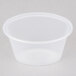 Pactiv Newspring E504 ELLIPSO 4 oz. Oval Plastic Souffle / Portion Cup with Lid - 500/Case Main Thumbnail 8