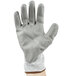 A hand wearing a Cordova Cut Resistant glove with white trim on the wrist and fingers.