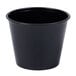 Solo P550BLK 5.5 oz. Black Polystyrene Souffle / Portion Cup - 2500/Case Main Thumbnail 2