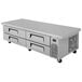 Turbo Air TCBE-82SDR-E-N 84" Four Drawer Refrigerated Chef Base with Extended Top Main Thumbnail 1
