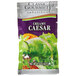 A package of Classic Gourmet Creamy Caesar Dressing portion packets on a white background.