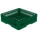 A Vollrath Traex green plastic grid with holes.