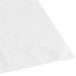 A white plastic bag on a white background.
