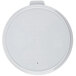 A white plastic Dinex lid with text reading "Dinex Turnbury" and a circle in the middle.