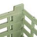 A light green Vollrath X-Tall open rack with four bars.