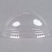 Solo DLR626 Clear Plastic Dome Lid with 1" Hole - 100/Pack Main Thumbnail 3