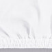 L.A.Baby 100% White Cotton 27" x 52" Fitted Crib Sheet Main Thumbnail 5