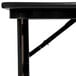 Correll 18" x 72" Gray Granite Adjustable Height Panel Leg Folding Seminar Table Main Thumbnail 10