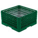 Vollrath PM3008-4 Traex® Plate Crate Green 30 Compartment Plate Rack - Holds 8" to 8 3/8" Plates Main Thumbnail 1