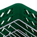 Vollrath PM3008-4 Traex® Plate Crate Green 30 Compartment Plate Rack - Holds 8" to 8 3/8" Plates Main Thumbnail 5