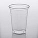 Choice 16 oz. Clear PET Plastic Cold Cup - 1000/Case Main Thumbnail 3