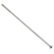 A long silver metal screw for Vollrath glass racks on a white background.