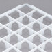 A white plastic grid with holes.