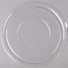 Sabert 51080A50 FreshPack Clear Flat Round Lid for Shallow 64 oz. and Round 80 oz. Bowls - 50/Case Main Thumbnail 1