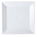 16" Bright White Square Porcelain Plate - 4/Case Main Thumbnail 2