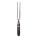 Victorinox 5.2300.18 11" Two-Tine Carving Fork with Rosewood Handle Main Thumbnail 1